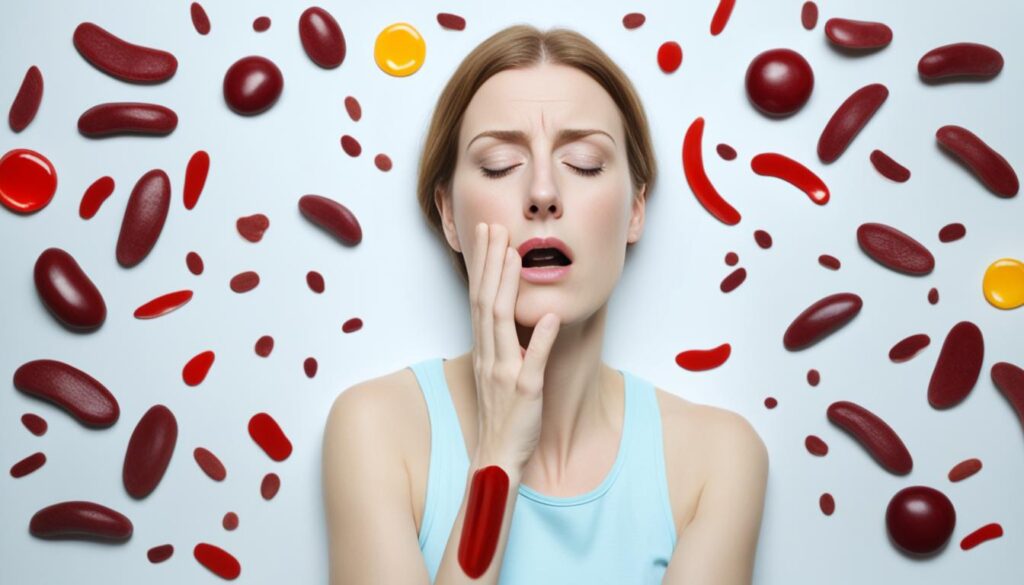 Iron deficiency anemia symptoms