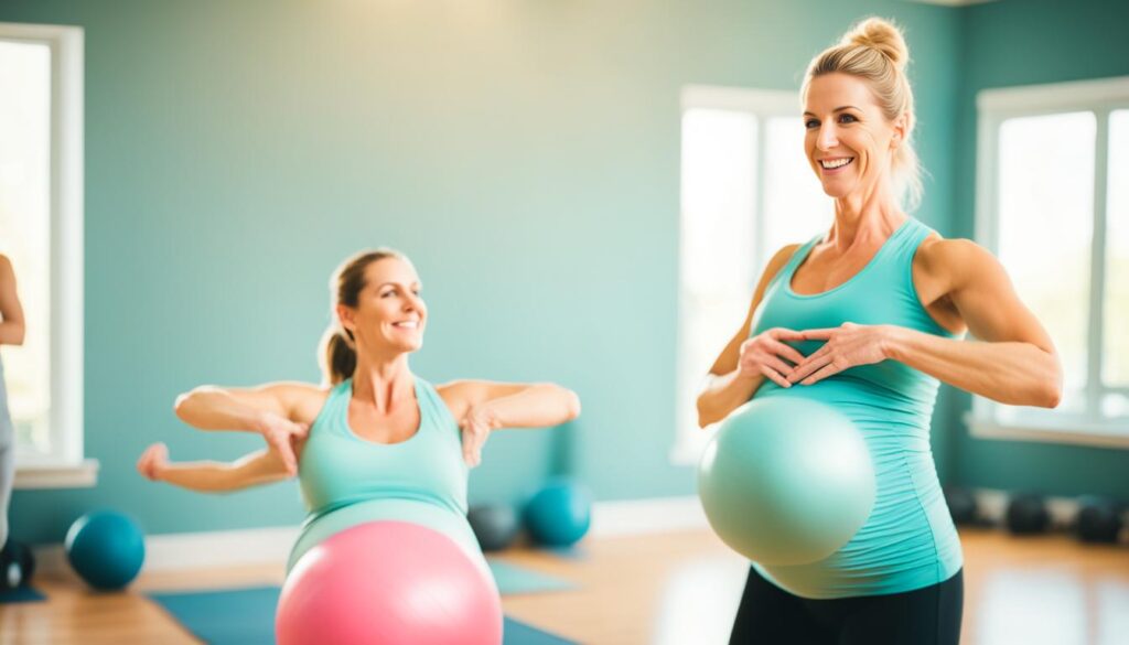 Prenatal exercise routines